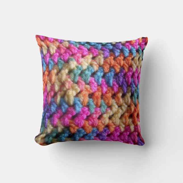 Crochet 1 Pillow Kussen (Voorkant)