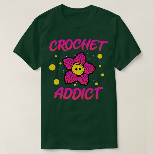 Crochet Addict T-shirt (Design voorkant)