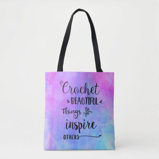 Crochet Beauful Dag Tote Bag (Voorkant)