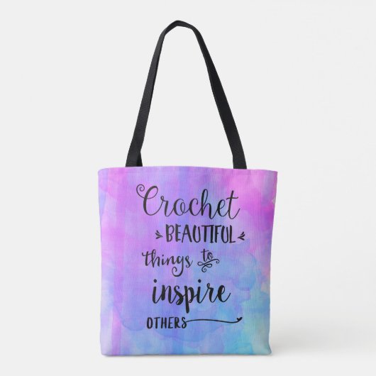 Crochet Beauful Dag Tote Bag (Achterkant)