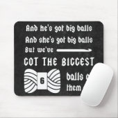 Crochet ・ Big Balls van Yarn Crafts Dark Muismat (Met muis)