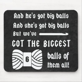 Crochet ・ Big Balls van Yarn Crafts Dark Muismat