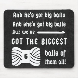 Crochet ・ Big Balls van Yarn Crafts Dark Muismat