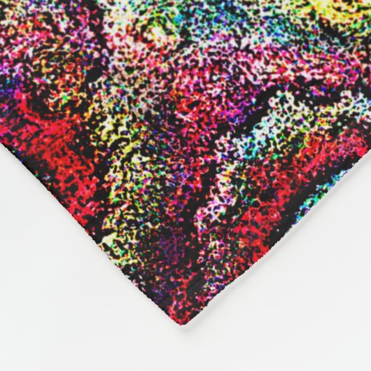 Crochet Blanket bywhacky Fleece Deken (Hoek)