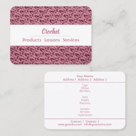 CROCHET - Business Card Visitekaartje