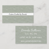 Crochet Business - Handgemaakte ambten Visitekaartje (Voorkant / Achterkant)