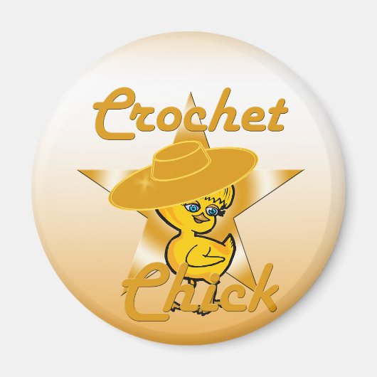 Crochet Chick #10 Magneet (Voorkant)