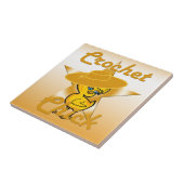 Crochet Chick #10 Tegeltje (Zijkant)