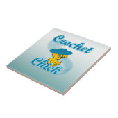Crochet Chick #3 Tegeltje (Zijkant)