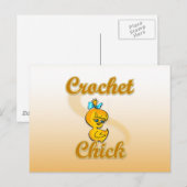 Crochet Chick Briefkaart (Voorkant / Achterkant)
