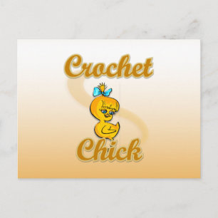 Crochet Chick Briefkaart