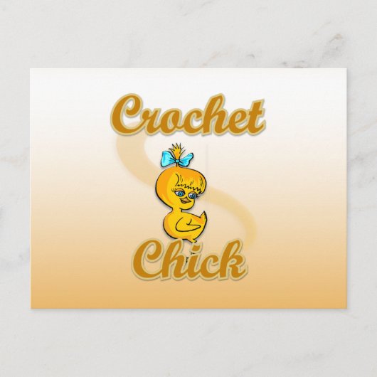 Crochet Chick Briefkaart (Voorkant)