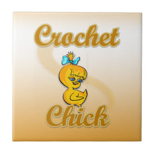 Crochet Chick Tegeltje