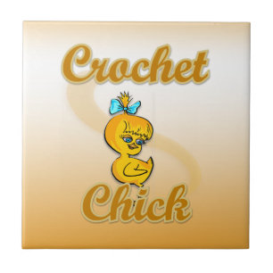 Crochet Chick Tegeltje