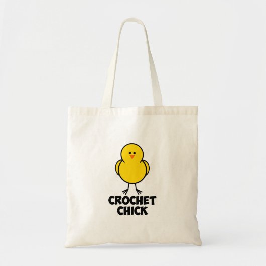 Crochet Chick Tote Bag (Voorkant)