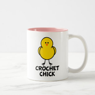 Crochet Chick Tweekleurige Koffiemok