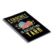 Crochet Crafting Hobby verzamelt Yarn Lover Notitieboek (Rechterzijde)