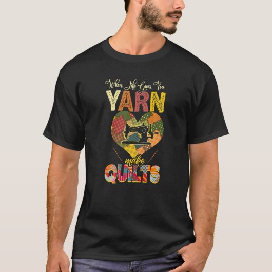 Crochet Crocheting Yarn Knitting Yarn  Quilts Sewi T-shirt (Voorkant)