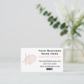 Crochet Custom Business Card Visitekaartje (Staand voorkant)