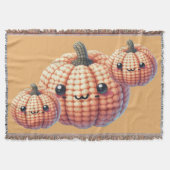 Crochet Cute Pumpkin Deken (Voorkant)