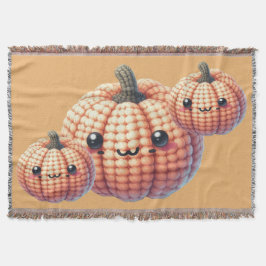 Crochet Cute Pumpkin Deken