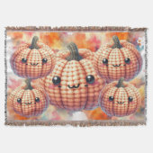 Crochet Cute Pumpkin Deken (Voorkant)