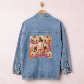 Crochet Cute Pumpkin Denim Jacket (Hangar)