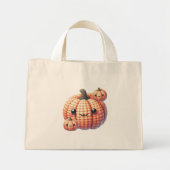 Crochet Cute Pumpkin Mini Tote Bag (Voorkant)