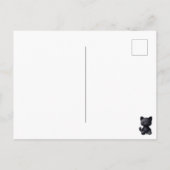 Crochet Cute Witch Feestdagenkaart (Achterkant)