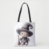 Crochet Cute Witch Tote Bag (Voorkant)