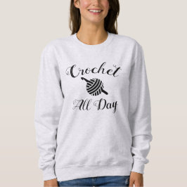 Crochet ・ De hele dag Yarn + Crafts Sweatshirt