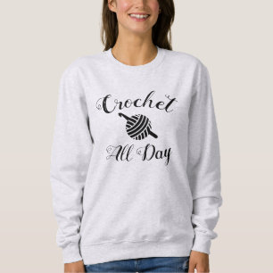 Crochet ・ De hele dag Yarn + Crafts Sweatshirt