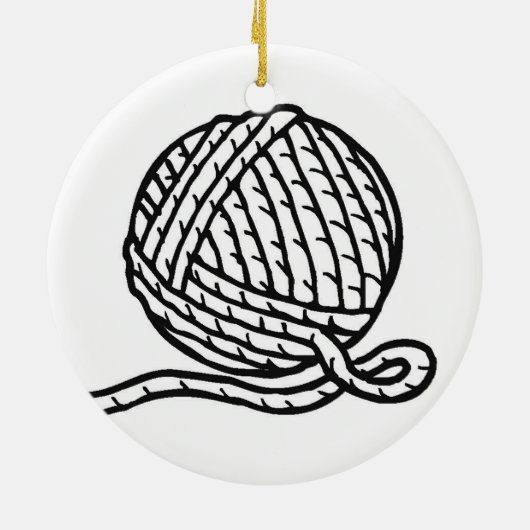 Crochet Diva Keramisch Ornament (Achterkant)