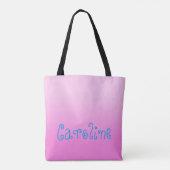 Crochet Eat Sleep Crochet - gepersonaliseerd proje Tote Bag (Achterkant)