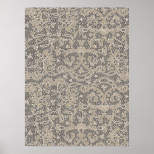 Crochet Embroidery Creation Poster