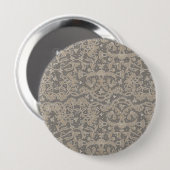 Crochet Embroidery Creation Ronde Button 4,0 Cm (Voorkant /achterkant)