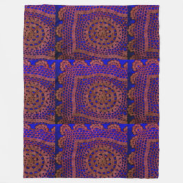 Crochet Fleece Deken