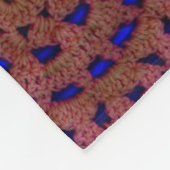 Crochet Fleece Deken (Hoek)