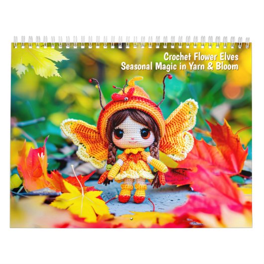 Crochet Flower Elves 2026 Calendar – Seasonal Magi Kalender (Hoes)