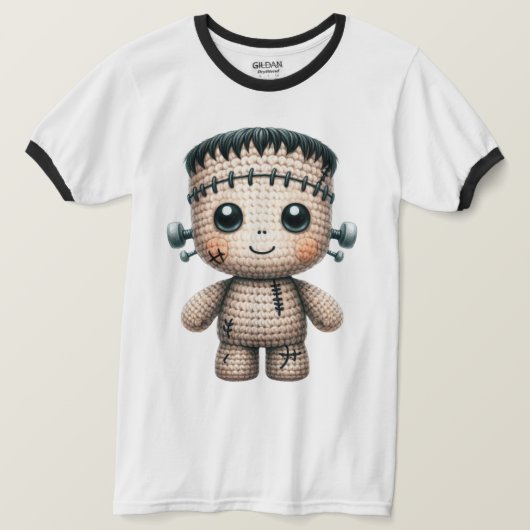 Crochet Frankenstein T-shirt (Design voorkant)
