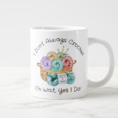 Crochet Funny Persoonlijke Giant Coffee Mok (Rechts)