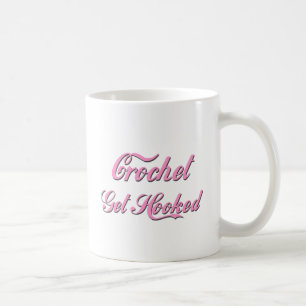 Crochet Get Hooked Coffee Mok