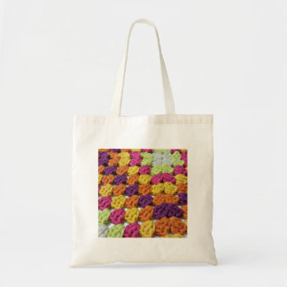 Crochet Granny Square Tote Bag