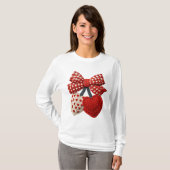 Crochet Heart Womens Tshirt (Voorkant volledig)
