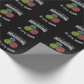 Crochet Hobby Crafting Yarn Knitter Cadeaupapier (Hoek)