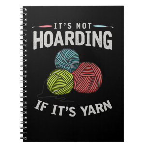 Crochet Hobby Crafting Yarn Knitter Notitieboek