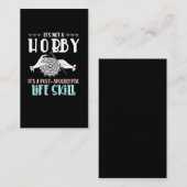 Crochet Hobby Crafting Yarn Lover Visitekaartje (Voorkant / Achterkant)