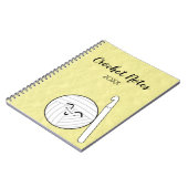 Crochet Hook & Cartoon Yarn Crafts Notitieboek (Linkerzijde)