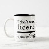 Crochet Hook License 9mm Crafts Tweekleurige Koffiemok (Links)