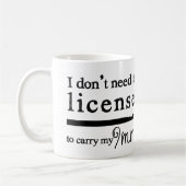 Crochet Hook License 9mm Crafts Tweekleurige Koffiemok (Links)